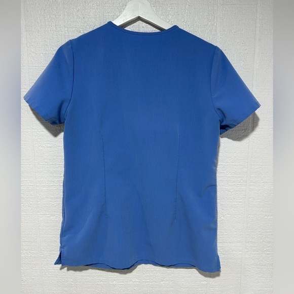 Figs Capri Blue Casma Three Pocket Scrub Top size XS - Picture 5 of 8